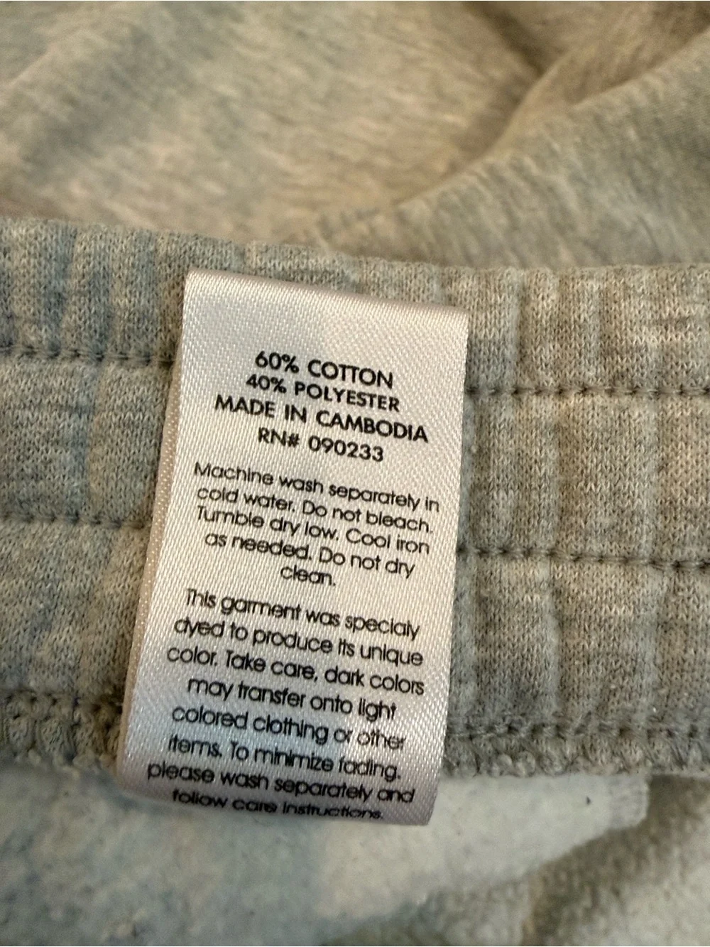 2 Pair PacSun Light Gray Men's Fleece Joggers